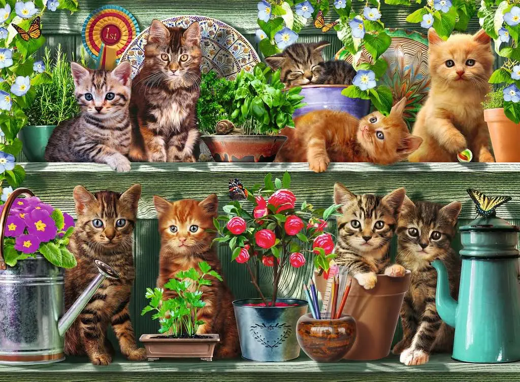 Ravensburger 12000205 – Katzen im Regal